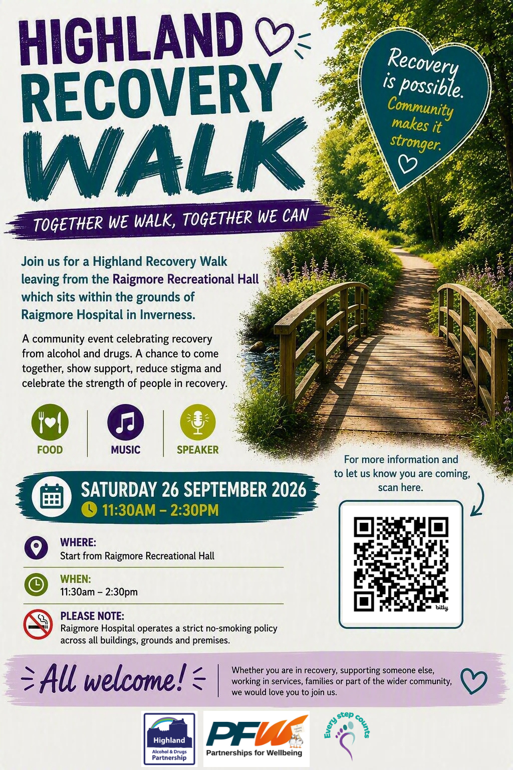 Highland Recovery Walk 2026
